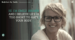 Desktop Screenshot of bodylovebyemily.com